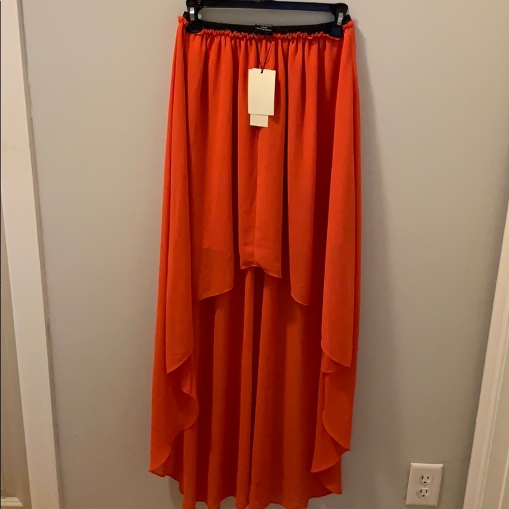 MM couture high/low skirt